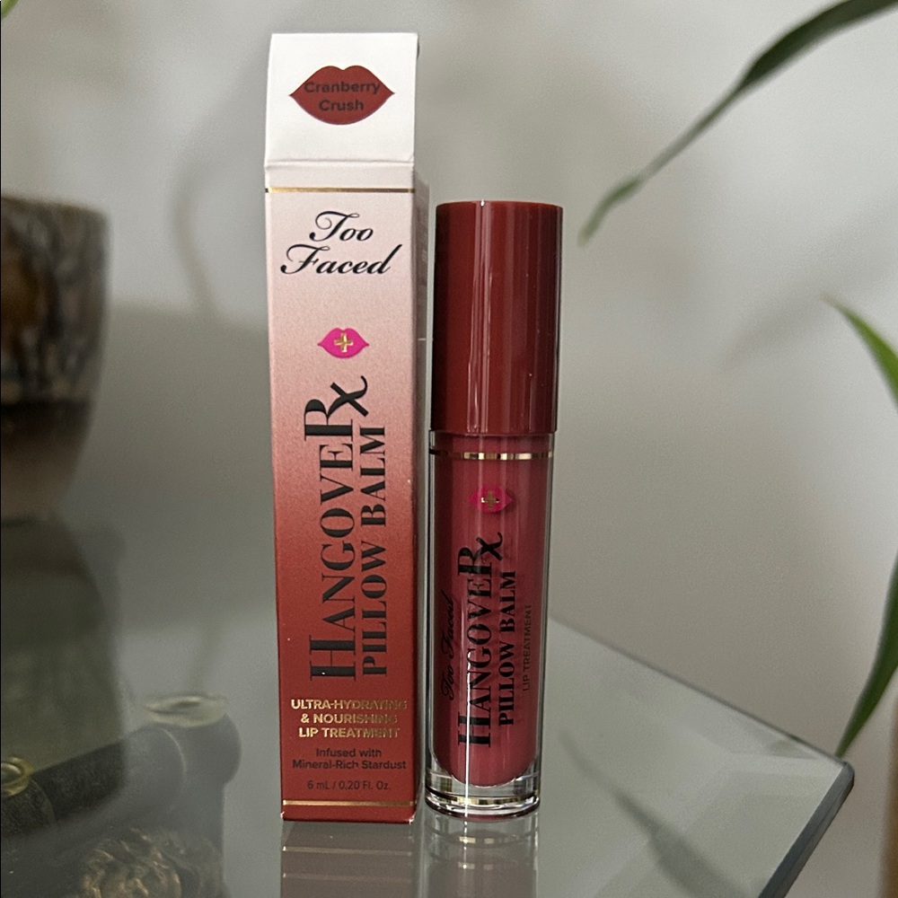 Too Faced Hangover Pillow Balm in Cranberry Crush - Discontinued